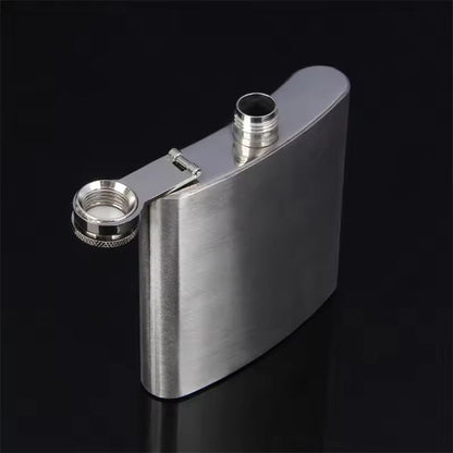 Compact Travel StainlessSteel Hip Flask  10 Oz Pocket Whisky  Wine Bottle 4