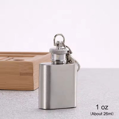 Compact Travel StainlessSteel Hip Flask  10 Oz Pocket Whisky  Wine Bottle 5