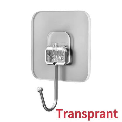 SelfAdhesive Rotating Hooks  Waterproof Seamless Wall Storage Hangers 7