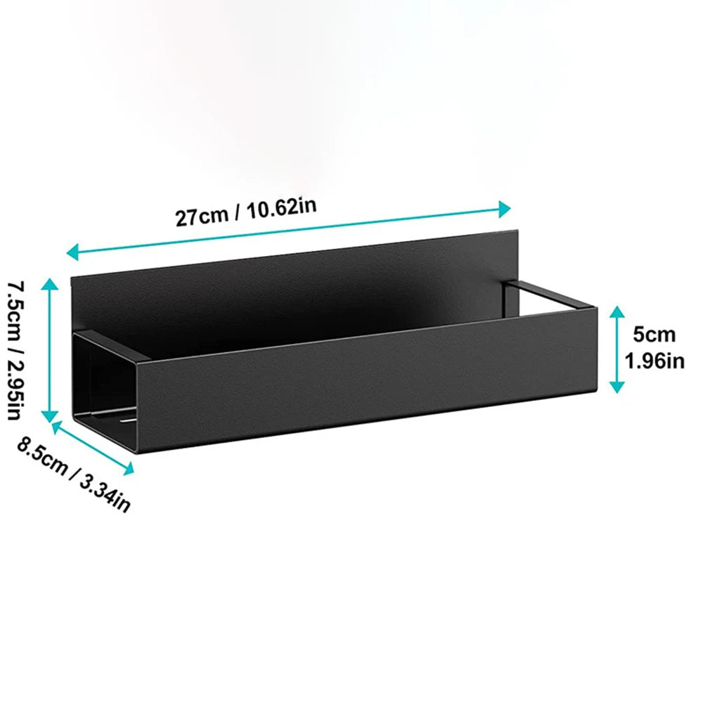 Refrigerator Magnetic Shelf Hanging Basket Space Saving Kitchen Organizer Shelf Spice Sundry Side S 5