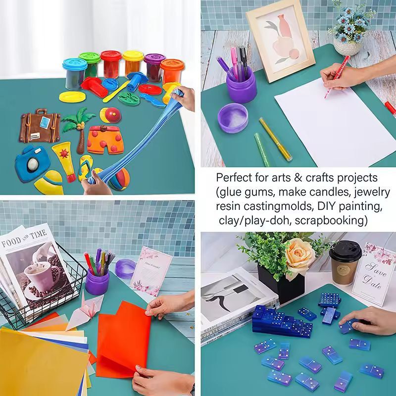 Large 236 By 157 In Silicone HeatResistant NonSlip Table Mat 4