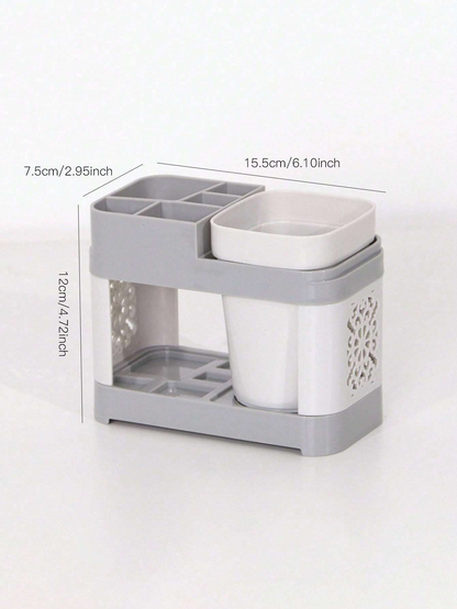 Toothbrush Holder With Gargle Cups Set Creative Couple Home Bathroom Toothbrush Rack Cup Holder Mod 5