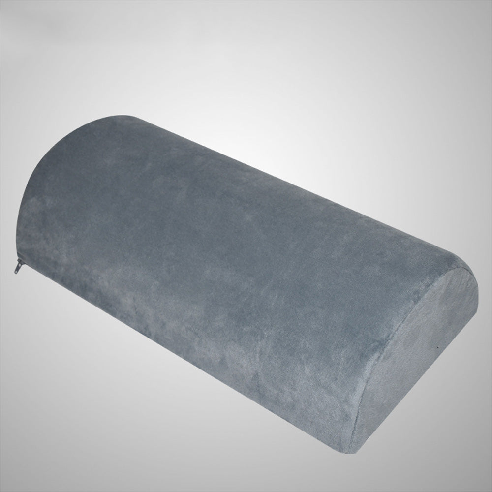 Pillow For Legs Knees Half Moon Bolster Elastic Non Slip Memory Foam Cushion Office Home Travel Low 6