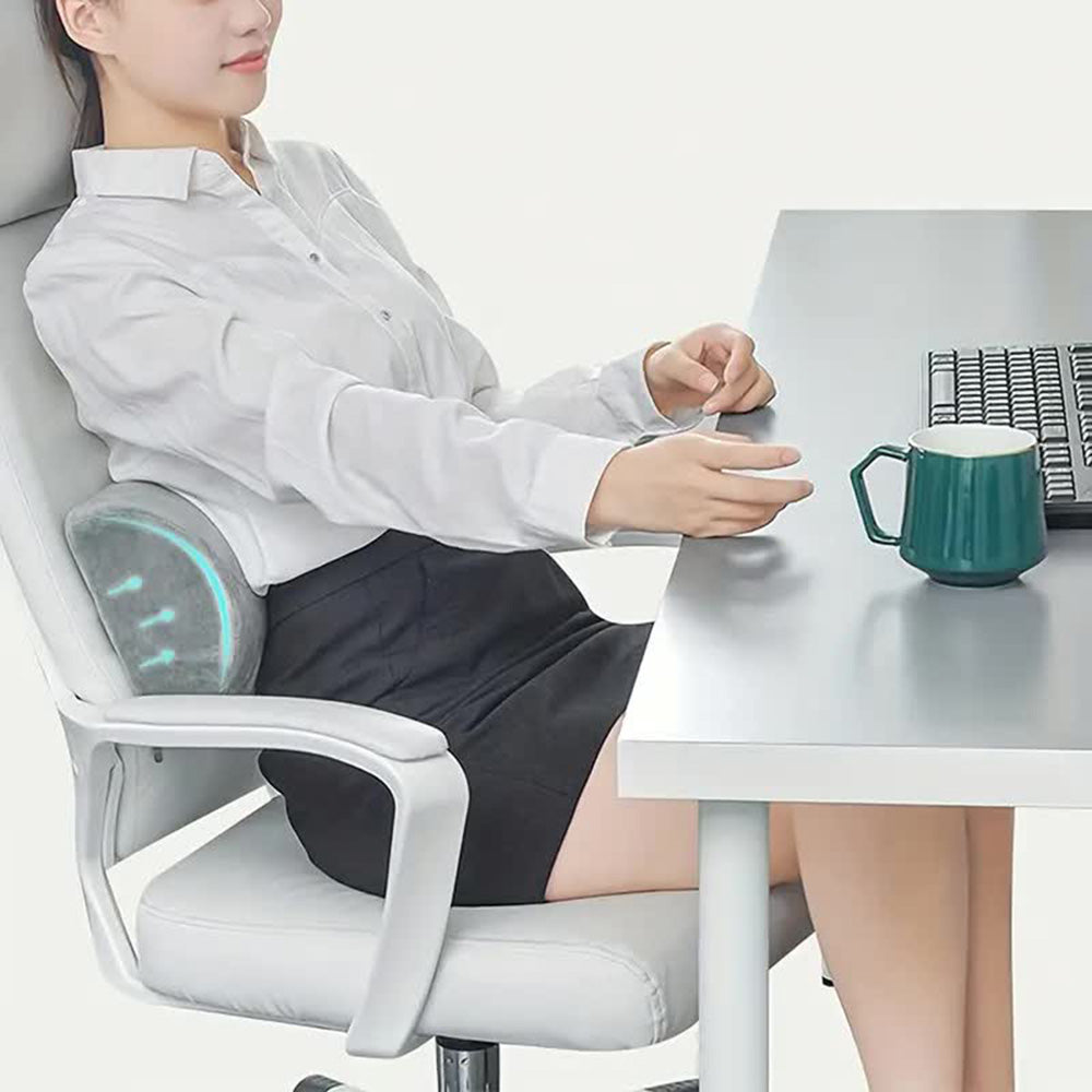 Pillow For Legs Knees Half Moon Bolster Elastic Non Slip Memory Foam Cushion Office Home Travel Low 5