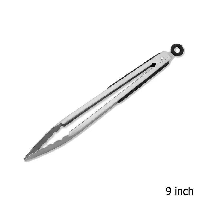 Premium Stainless Steel BBQ  Kitchen Tongs  91216 Locking Grill Tool 6