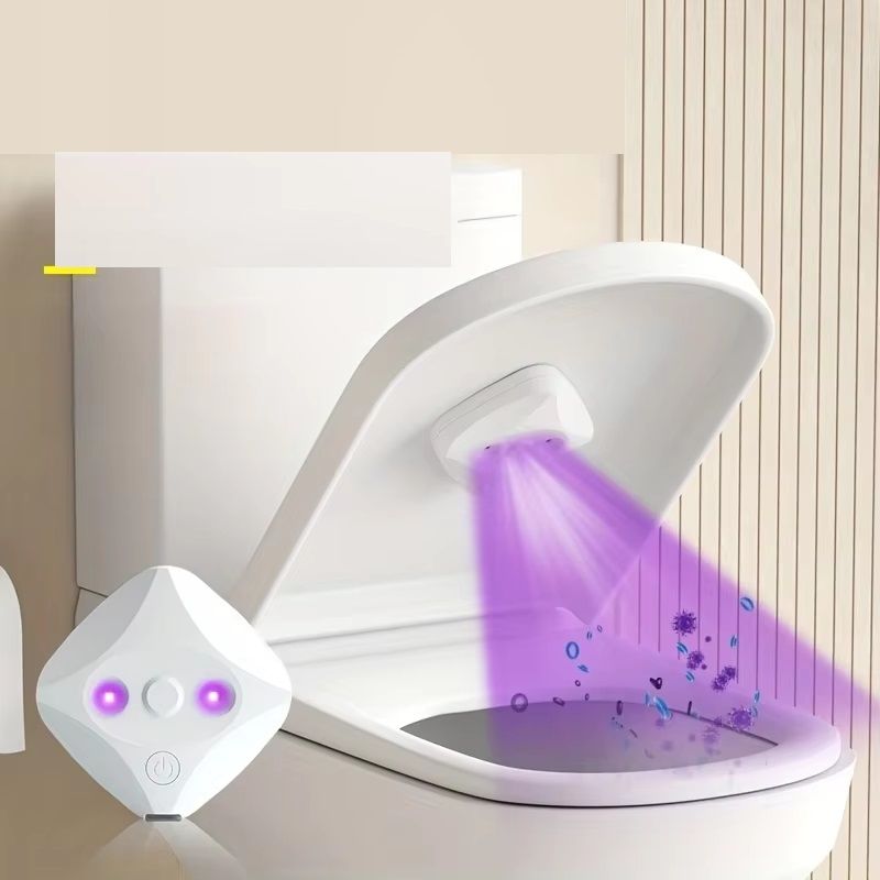 Portable Household Smart Toilet Cleaner, Wall mounted Sterilization Light, LED Toilet Light With USB Charging Bathroom