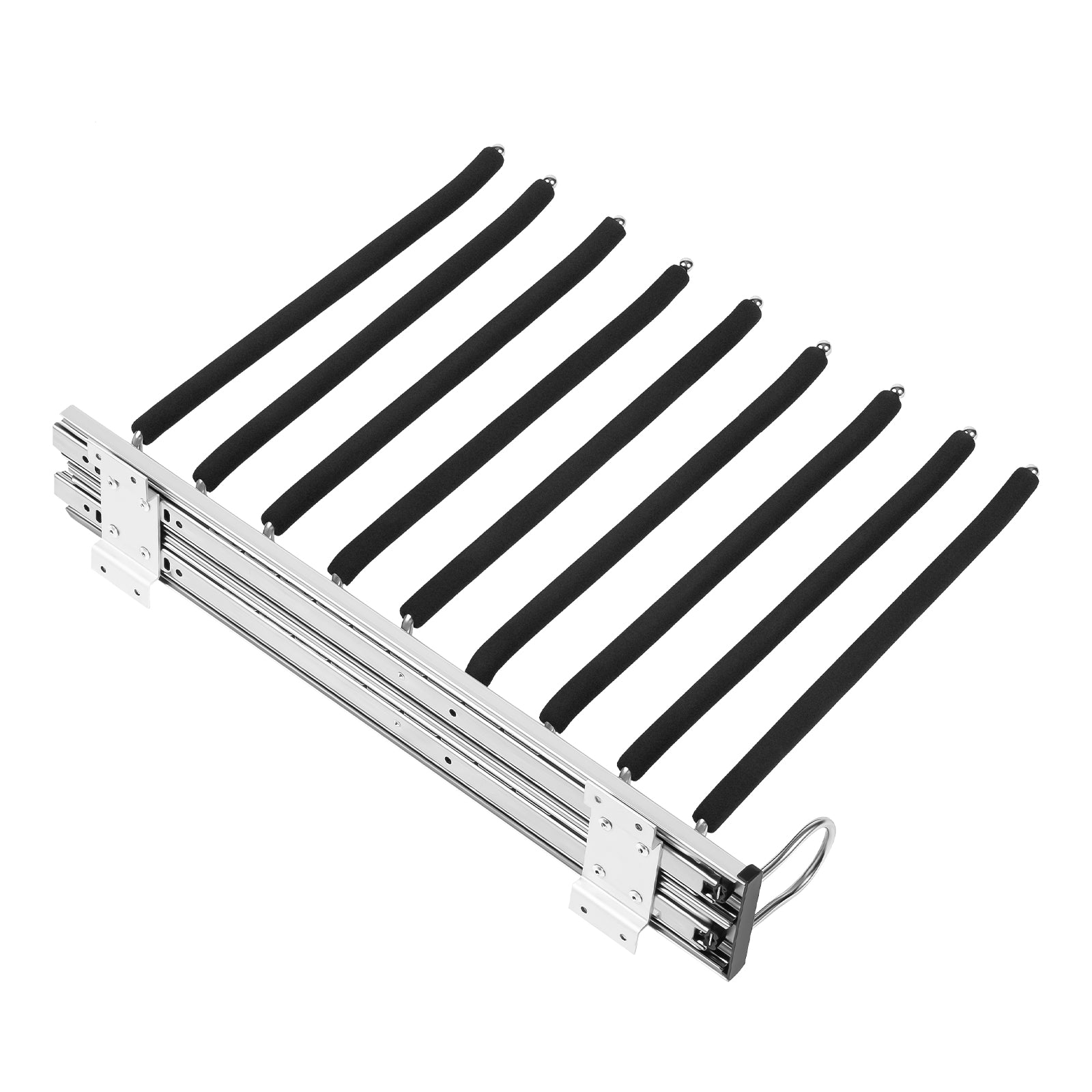 Pull Out Arms Pants Hanger, L ,R Wardrobe Trousers Rack, Extendable Trousers Hanger, Rack Clothes Towel Organizer