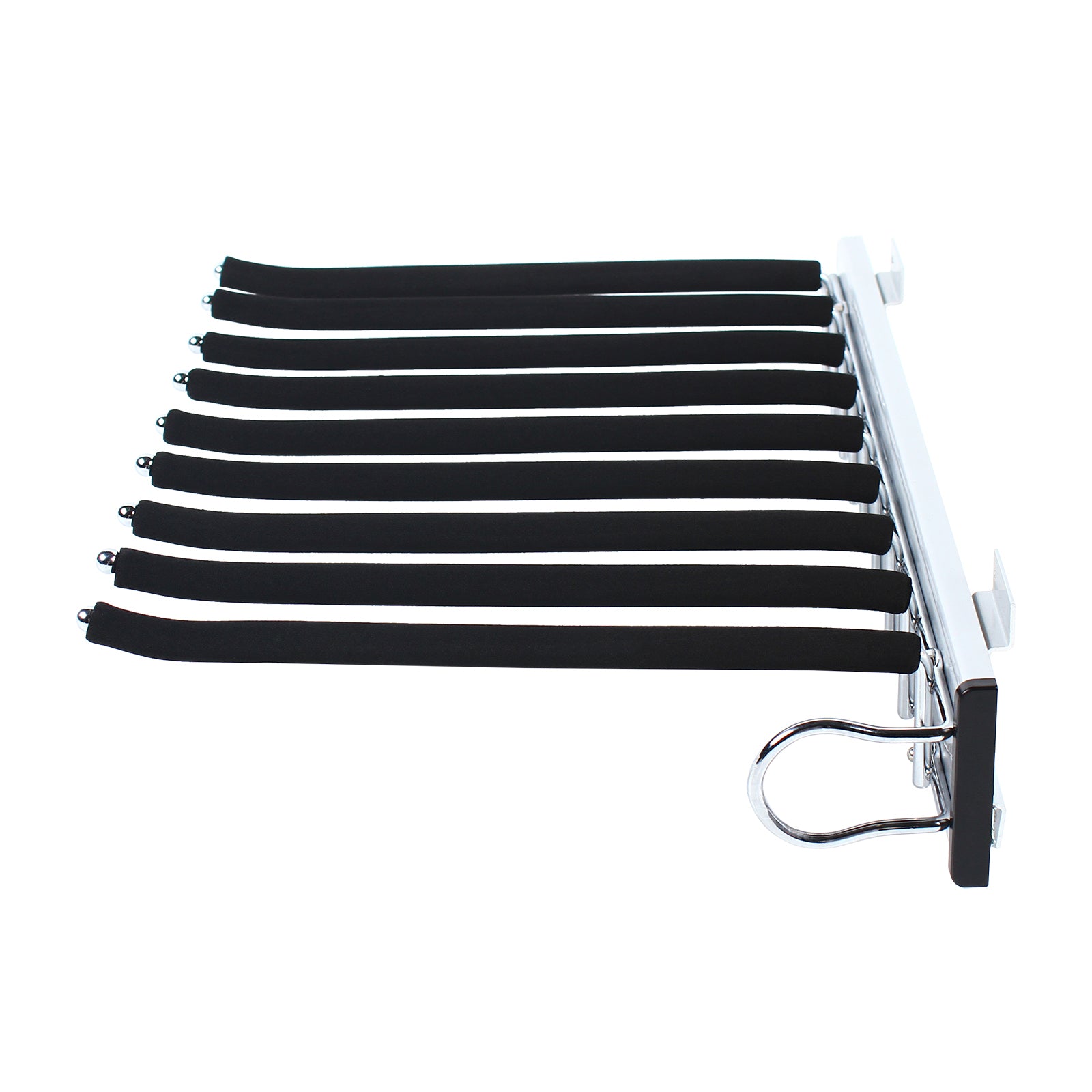 Pull Out Arms Pants Hanger L R Wardrobe Trousers Rack Extendable Trousers Hanger Rack Clothes Towel 5