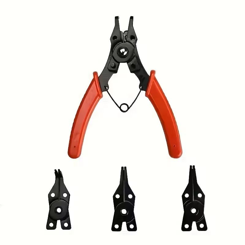 4in1 Circlip Pliers Set MultiFunction Snap Ring  Crimp Tool For DIY Automotive  Household Repairs 3
