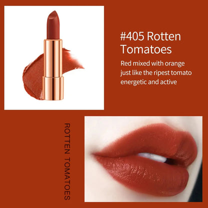 Matte Lipstick Set With Silver Chain Bag Waterproof Long Lasting 2