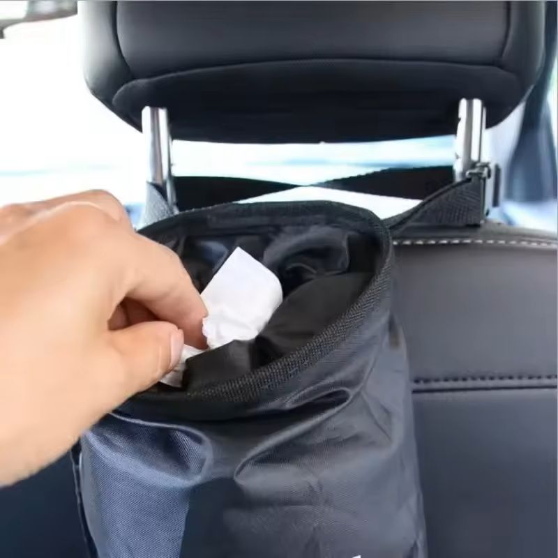 Universal Car Garbage Bag Back Seat Trash Can & Litter Bag for Cars, Trucks, SUVs