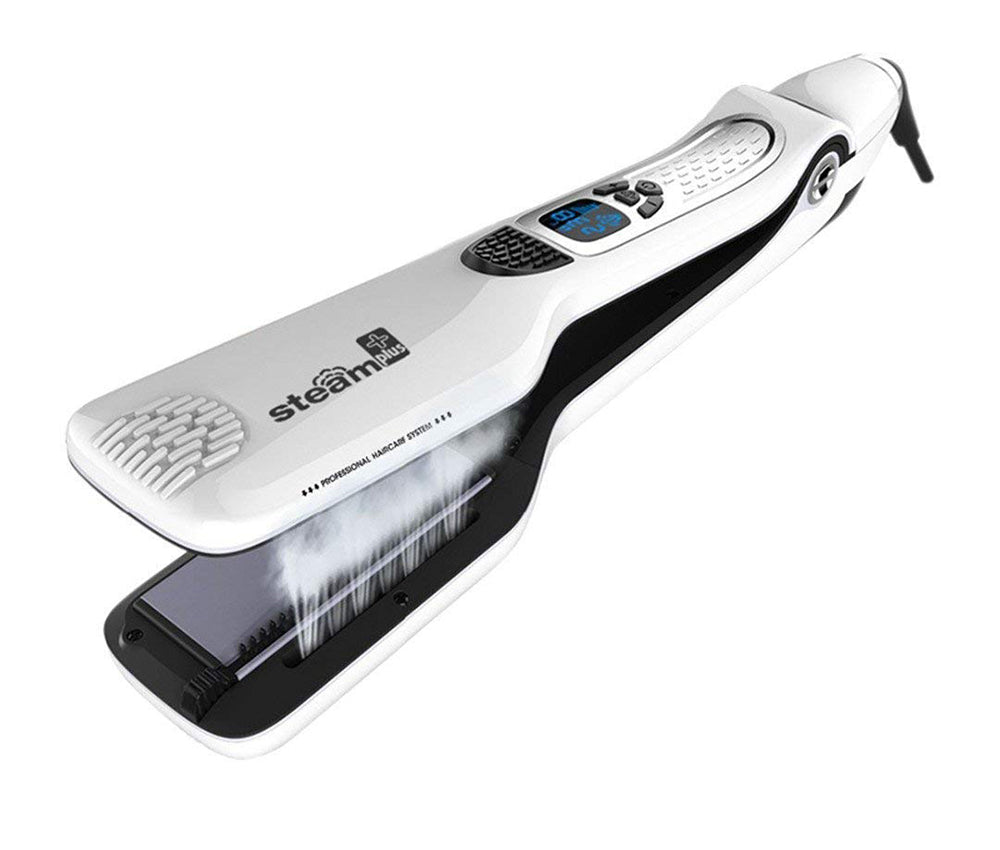 Steam Flat Iron Straightening Brush Professional Hair Straightener Ceramic Tourmaline Vapor Electri 1