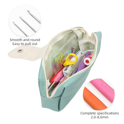 Extra Long Crochet Needles Kit Ergonomic Crochet Hook Set Comfortable Knitting Crochet Tricot Acces 2