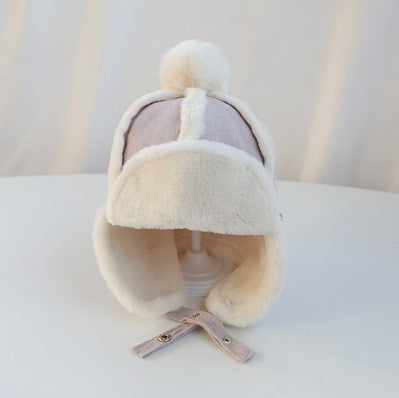 Kids Ear Flap Muff Hat For Baby Boys Girls Winter Warm Plush Cotton Cap Lei Feng Beanie Gifts 8