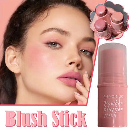 Sponge Head Blusher, Velvet Liquid Blush Matte, Natural Lasting Tint Makeup