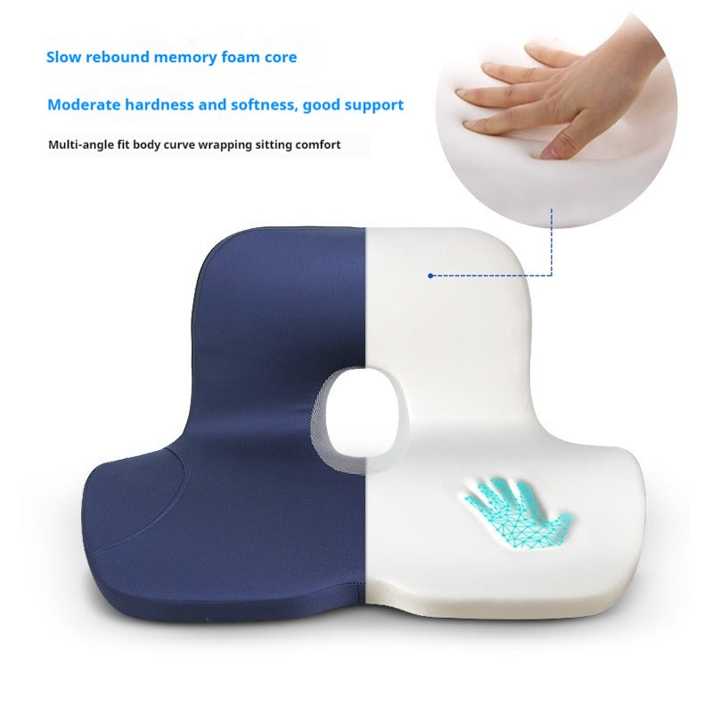 Memory Foam Seat Cushion For Office Chairs LShaped Integrated Cushion With PressureReducing Hip And 3