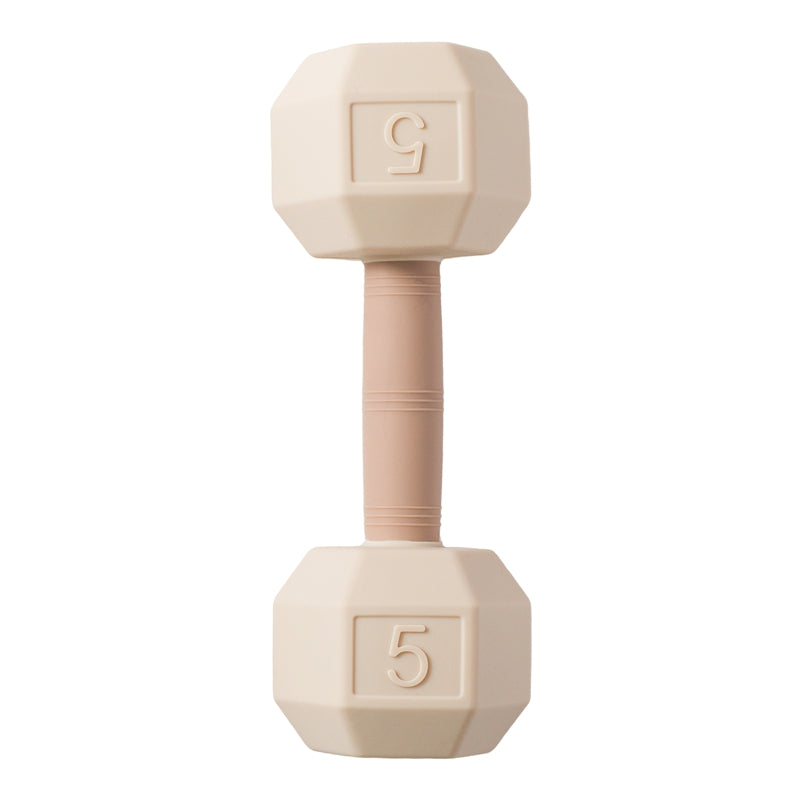 Dumbbell Rattle Toy Silicone Baby Teething Toy Cognitive Sensory Music Bell Crib Baby Gift 7
