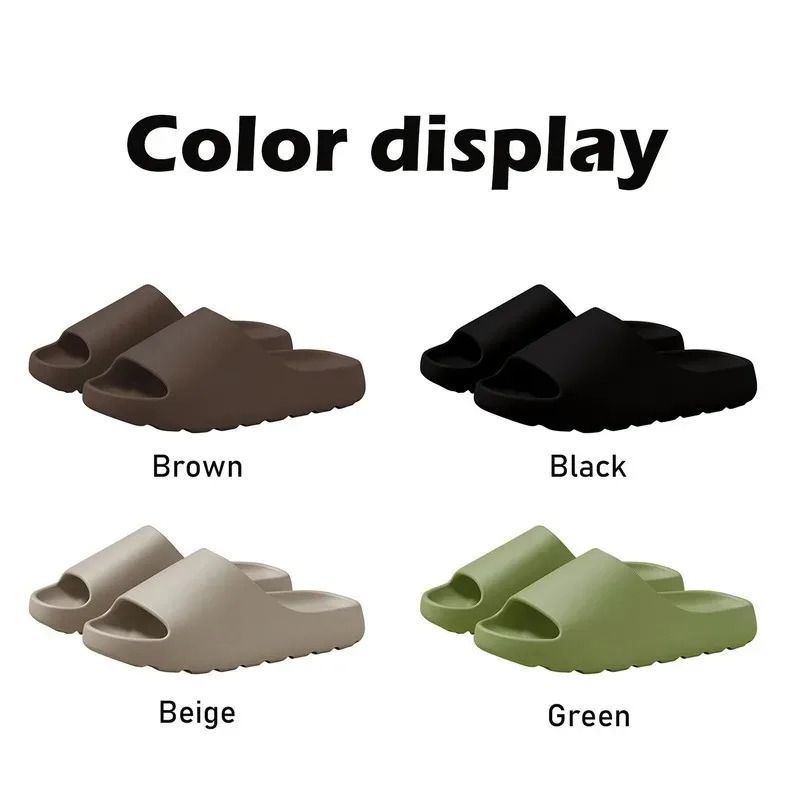 Cloud Slides Soft Thick Sole Unisex Comfort Sandals For Indoor And Outdoor W 5