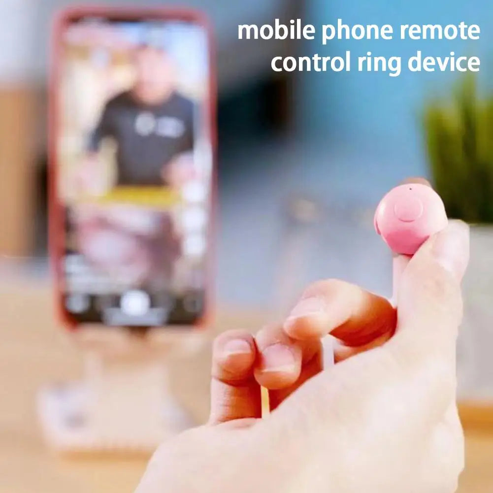 Fingertip Bluetoothcompatible Mobile Phone Remote Control Automatic Page Browsing Phone Video Contr 3