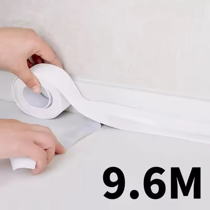 Self-Adhesive Waterproof Caulk Sealing Tape – PVC Edge Strip for Kitchen & Bathroom