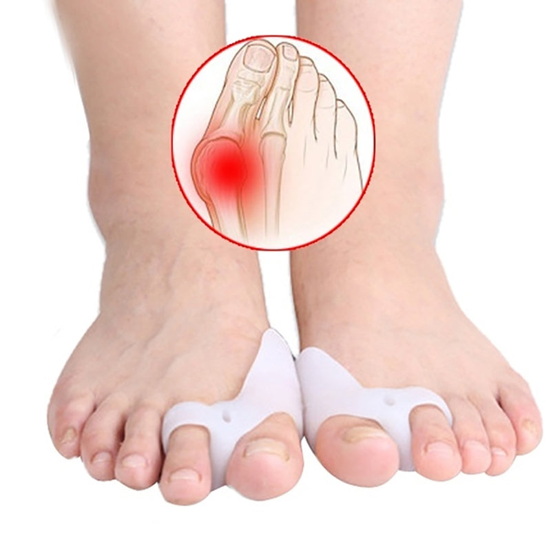 Improve Foot Health and Comfort, Silicone Toe Corrector, Hallux Valgus Buffer Toe Separator