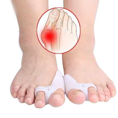 Improve Foot Health and Comfort, Silicone Toe Corrector, Hallux Valgus Buffer Toe Separator