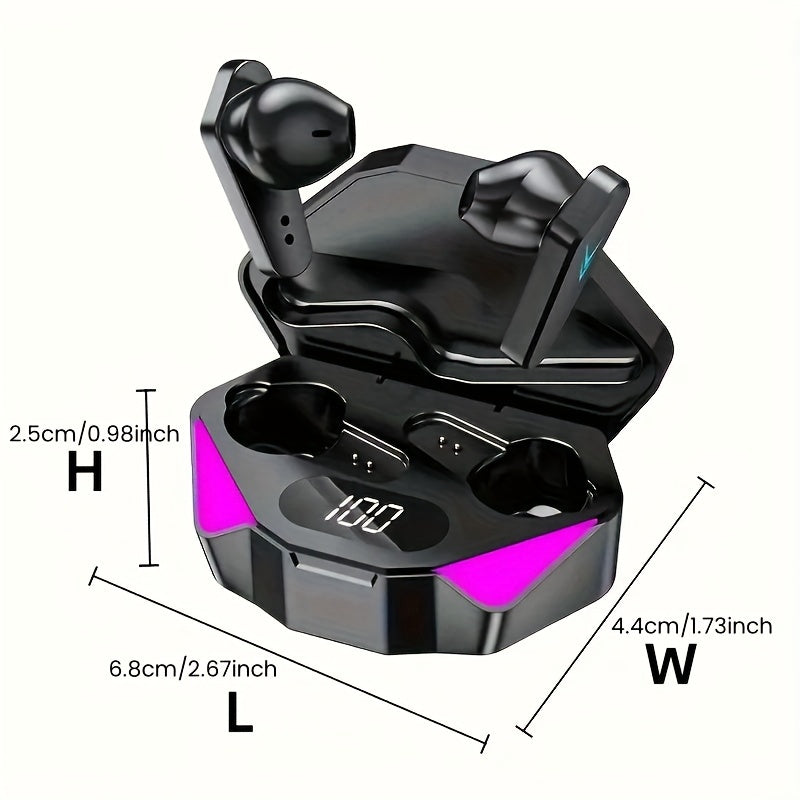 X15 TWS Wireless Bluetooth Headset LED Display Gamer Earbuds With Mic Wireless Headphones Noise Can 5