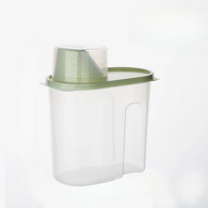 Pet Grain Storage Box, Measuring Cup, Household Kitchen Food Storage Box