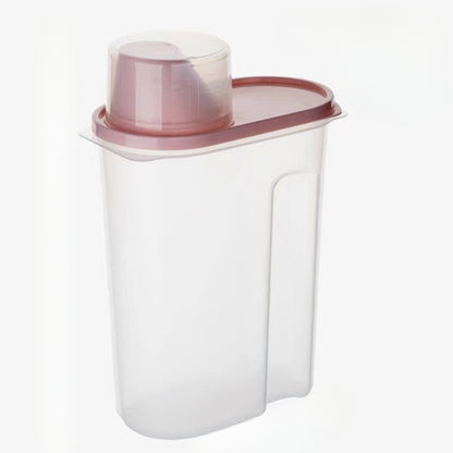 Pet Grain Storage Box, Measuring Cup, Household Kitchen Food Storage Box