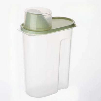 Pet Grain Storage Box, Measuring Cup, Household Kitchen Food Storage Box
