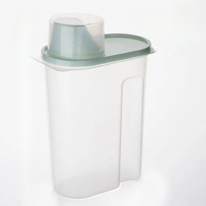 Pet Grain Storage Box, Measuring Cup, Household Kitchen Food Storage Box