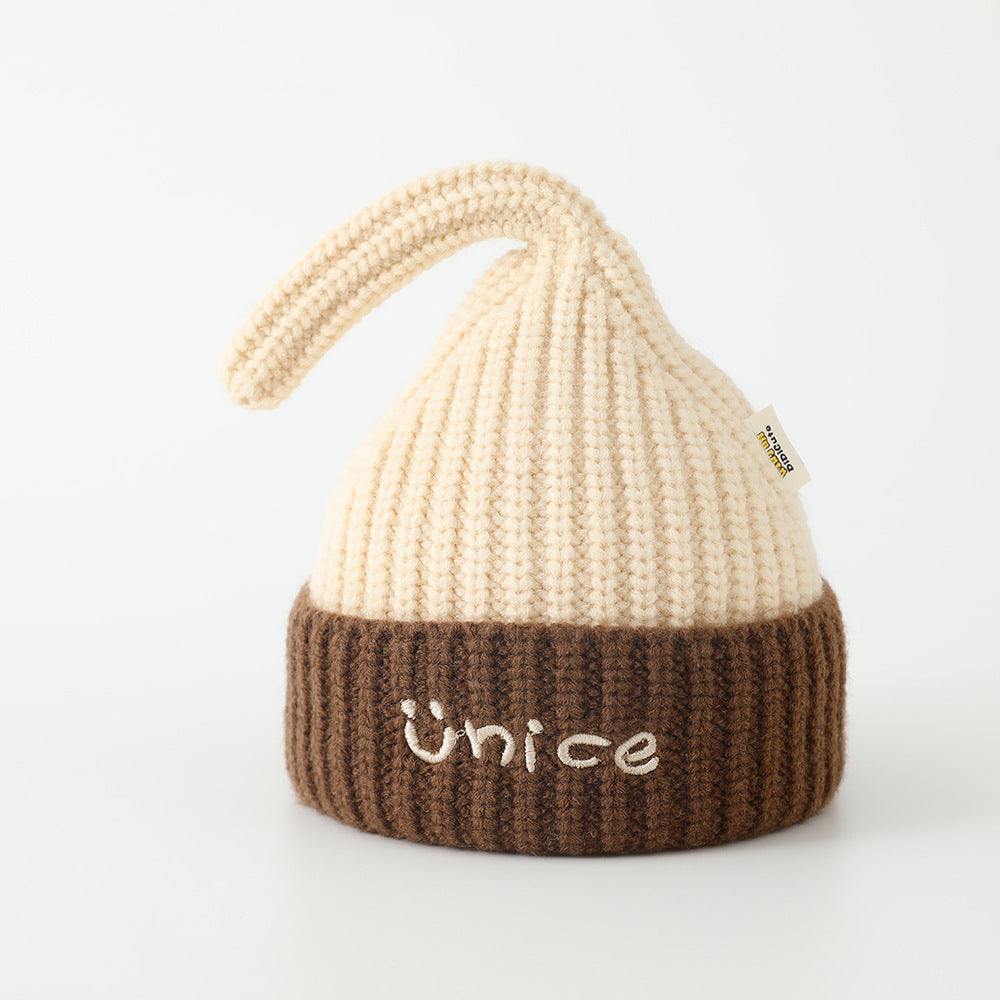 Warm Knitted Ear Warmer Hat For Children Autumn Winter Korean Style Windproof Versatile Baby Overhe 4