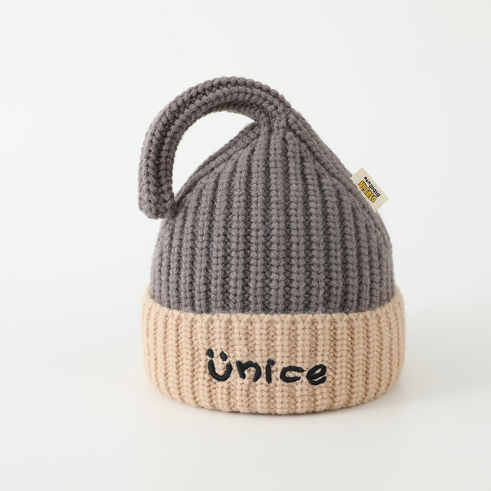 Warm Knitted Ear Warmer Hat For Children Autumn Winter Korean Style Windproof Versatile Baby Overhe 8