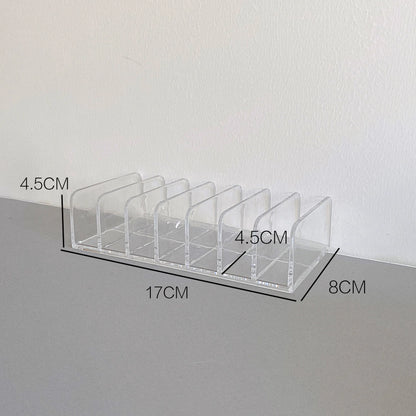 Acrylic Eye Shadow Storage Box MultiFunction Cosmetic Display Tray Toiletries Storage Rack 6