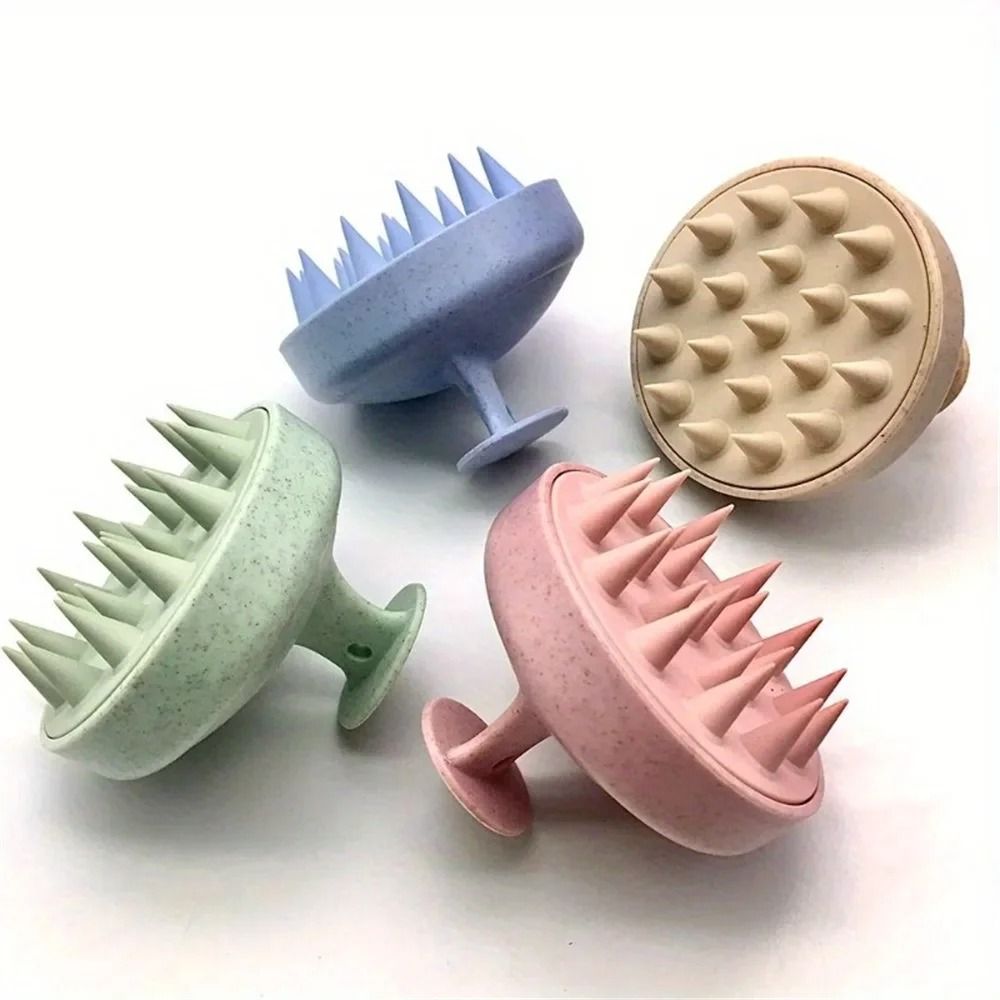 Silicone Scalp Shampoo Brush Massage Comb for Hair Washing and Shower Use