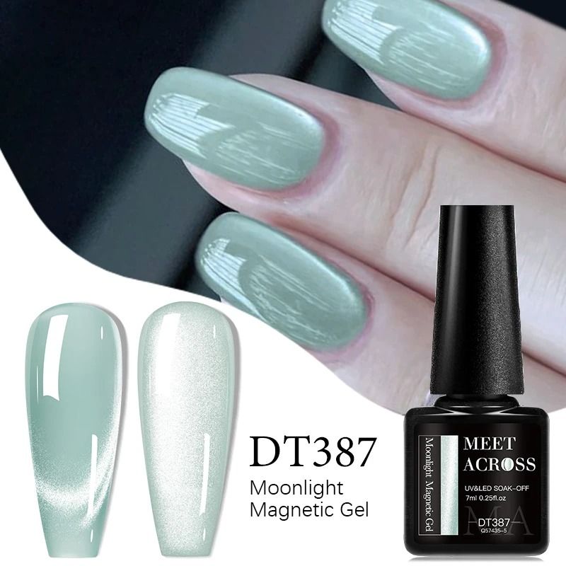 7ml Magnetic Gel Nail Polish  Cat Eye Effect Glitter SemiPermanent UVLED SoakOff 11
