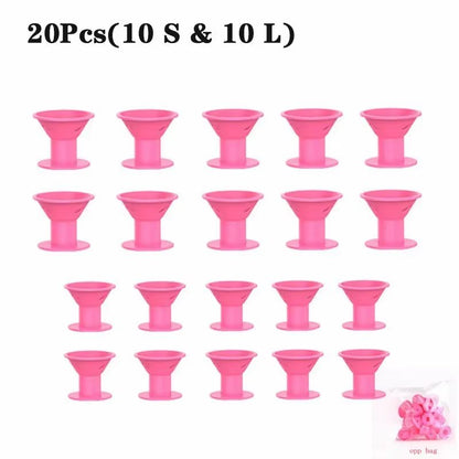 Silicone Heatless Curlers Set For Effortless Curls 9