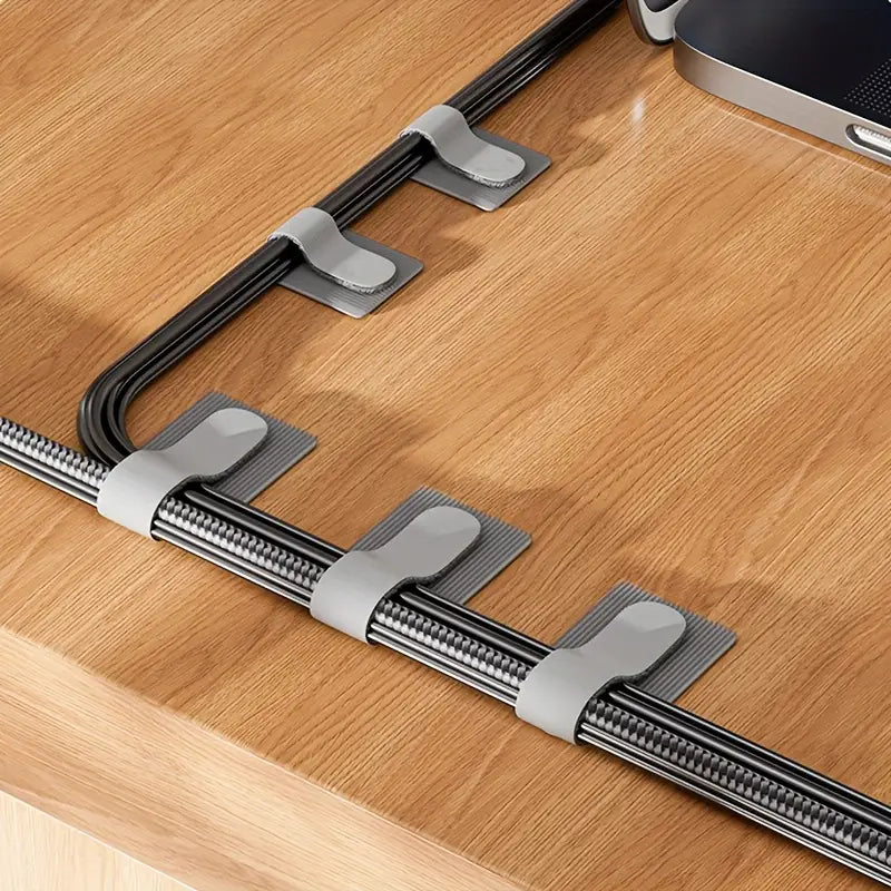 Self Adhesive Cable Organizer Table Wall Cable Fixed Clip Power Cable Tie Network Cable Routing Hol 1