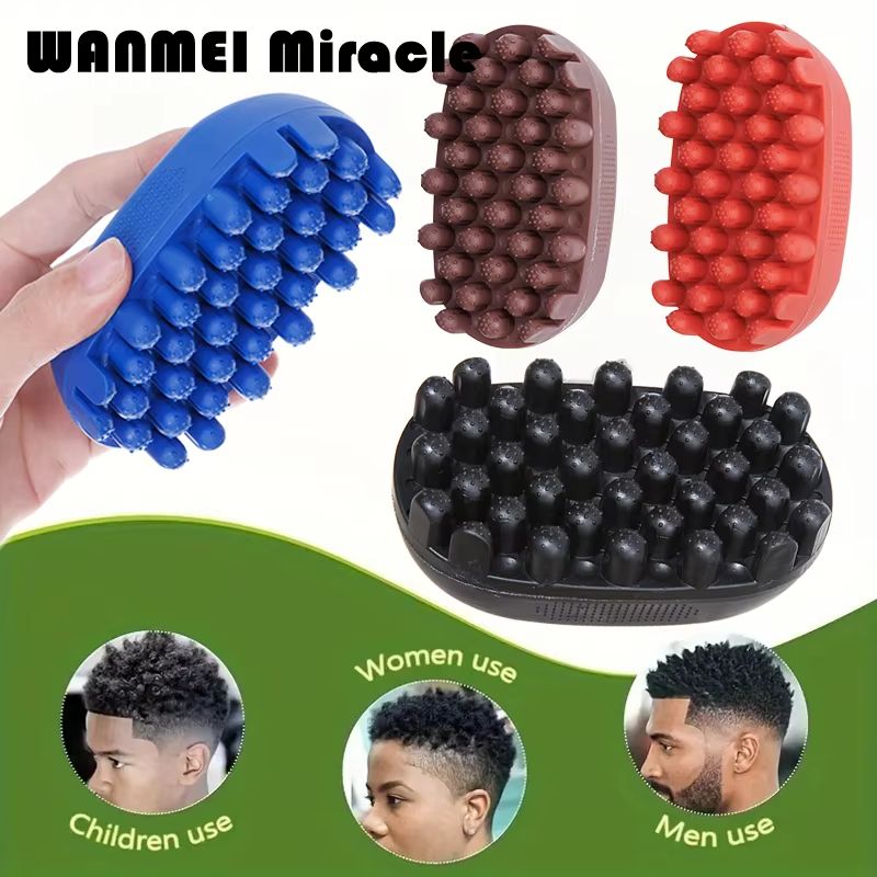 Professional Curly Hair Sponge Twist Brush for Afro Coils and Waves