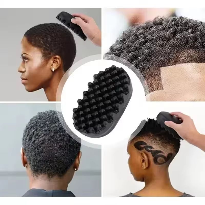 Professional Curly Hair Sponge Twist Brush For Afro Coils And Waves 2