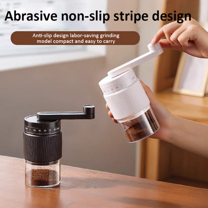 External Adjustable Coffee Bean Grinder Gears Manual Burr Coffee Grinder Professional FoodGrade Cer 4