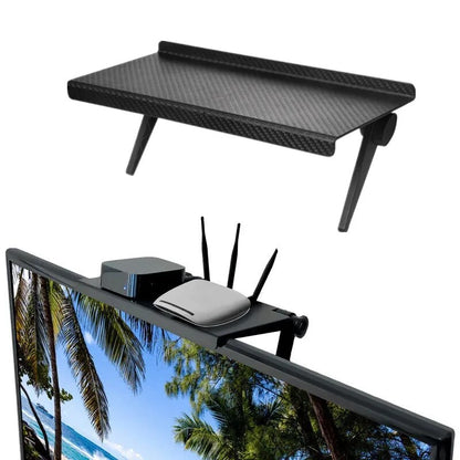 Computer and TV Screen Storage Rack, Wireless Router Set-top Box Rack, No Perforated Storage Bracket