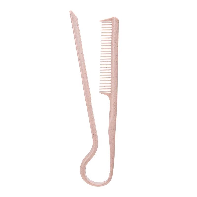 Eco Wheat Straw V Shape Straightening Comb 6