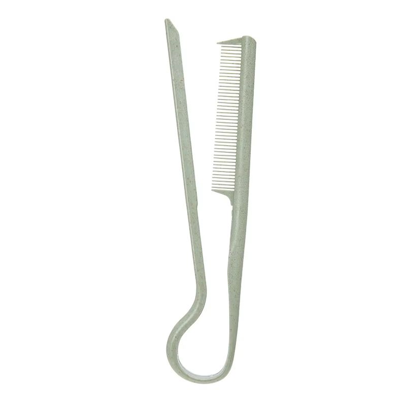 Eco Wheat Straw V Shape Straightening Comb 7