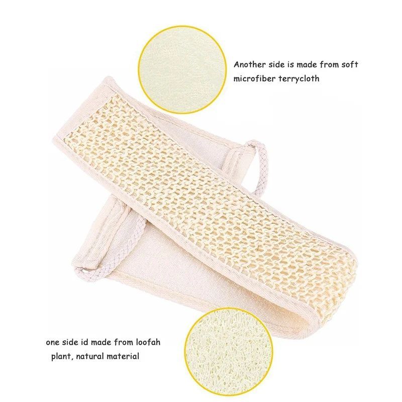 Exfoliating Loofah Bath Brush Natural Soft Shower Unisex Massage