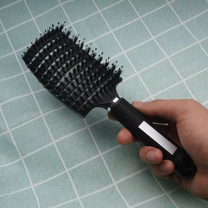 Nylon Bristle Wet  Curly Hair Detangling Brush 3