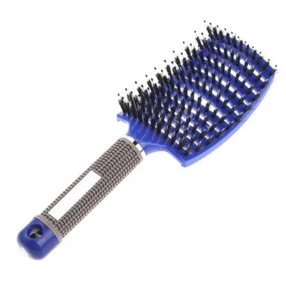 Nylon Bristle Wet  Curly Hair Detangling Brush 10
