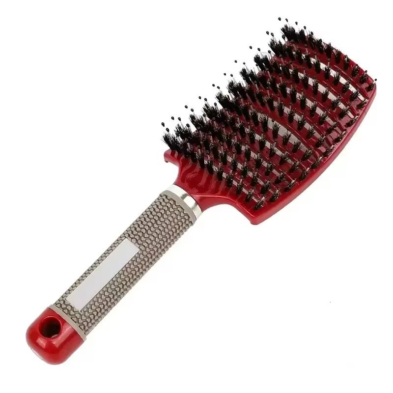 Nylon Bristle Wet  Curly Hair Detangling Brush 11