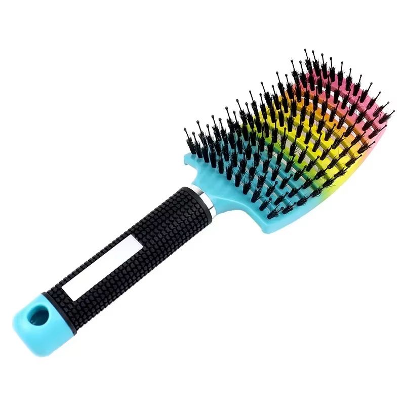 Nylon Bristle Wet  Curly Hair Detangling Brush 14