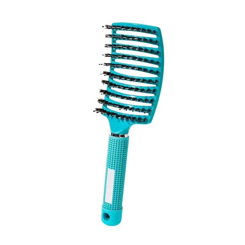 Nylon Bristle Wet  Curly Hair Detangling Brush 19